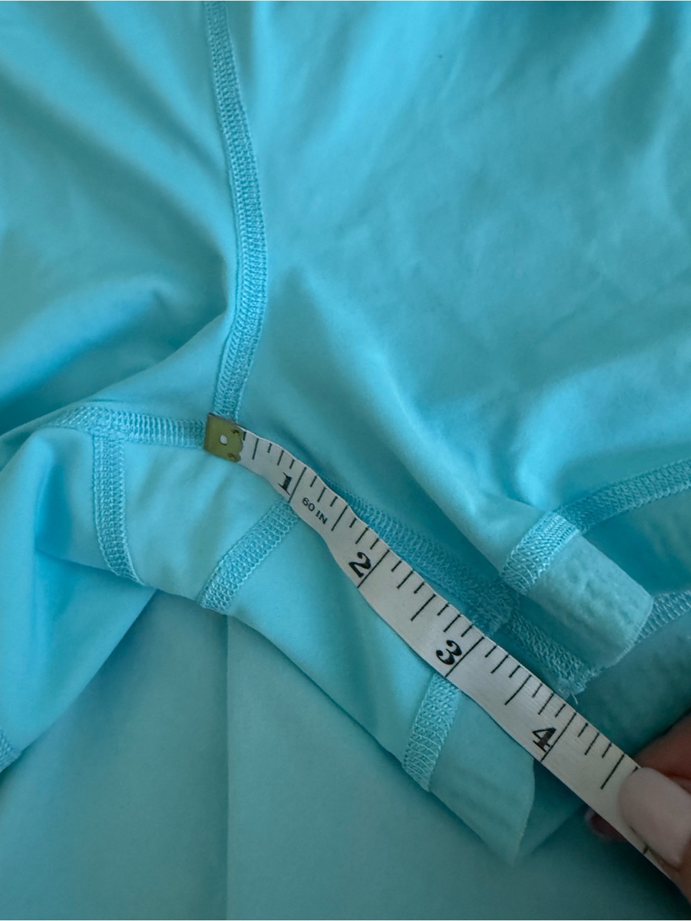 Lululemon Court Rival HR Tennis Skort Skirt Athleisure Cyan Aqua Blue Size 4 - Picture 6 of 9